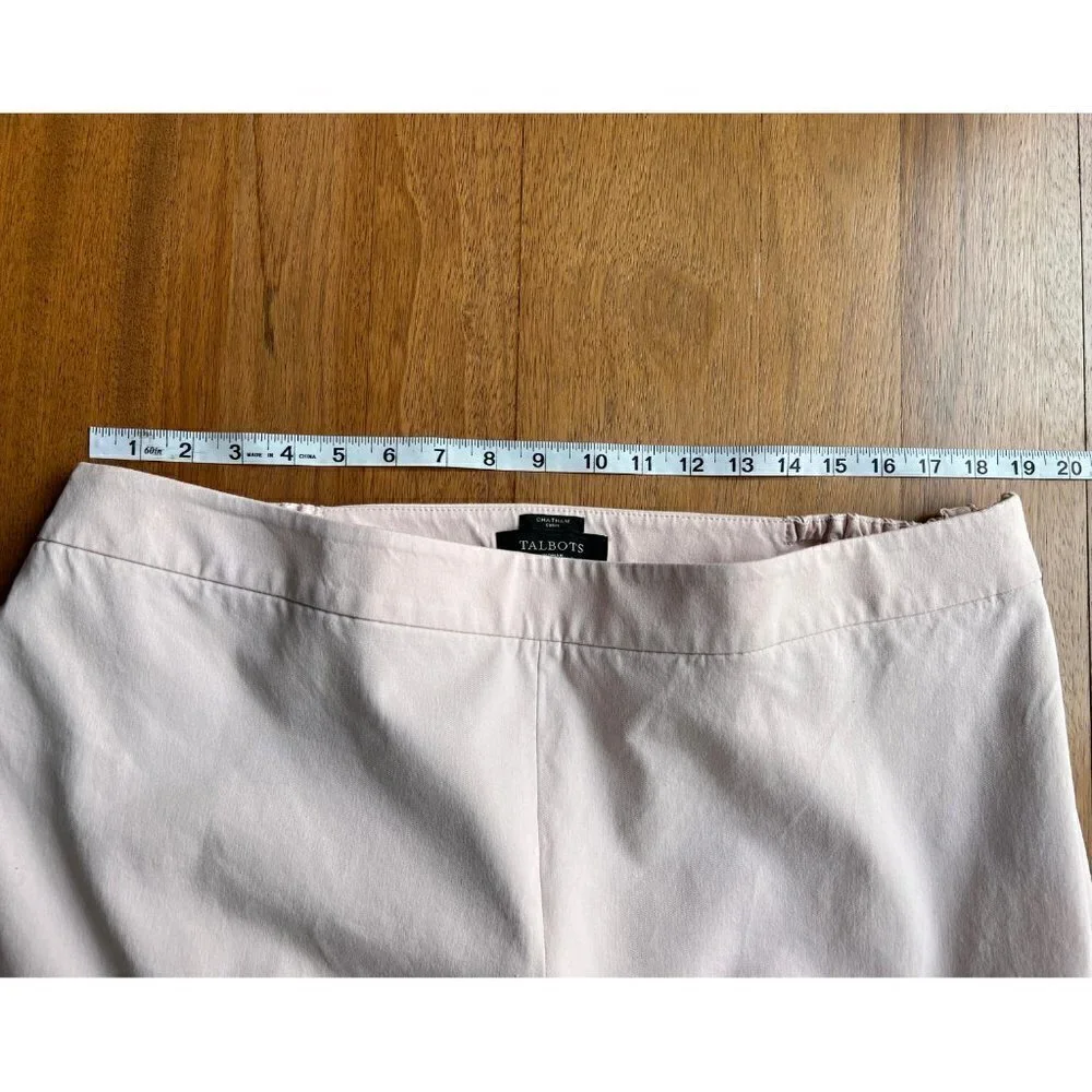 Talbots Women Chatham Curvy Pants, Light Pink, 18W